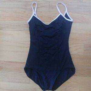 Pink and black leotard (Size L)